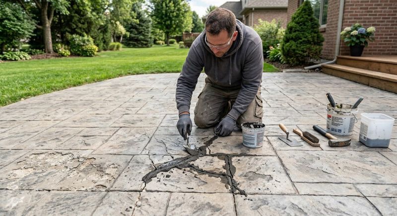 Decorative Concrete Repair in Castle Rock, CO